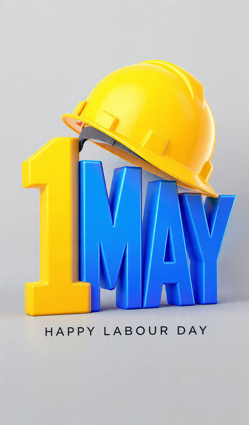 Editable Labor Day Instagram post design with minimal flat style